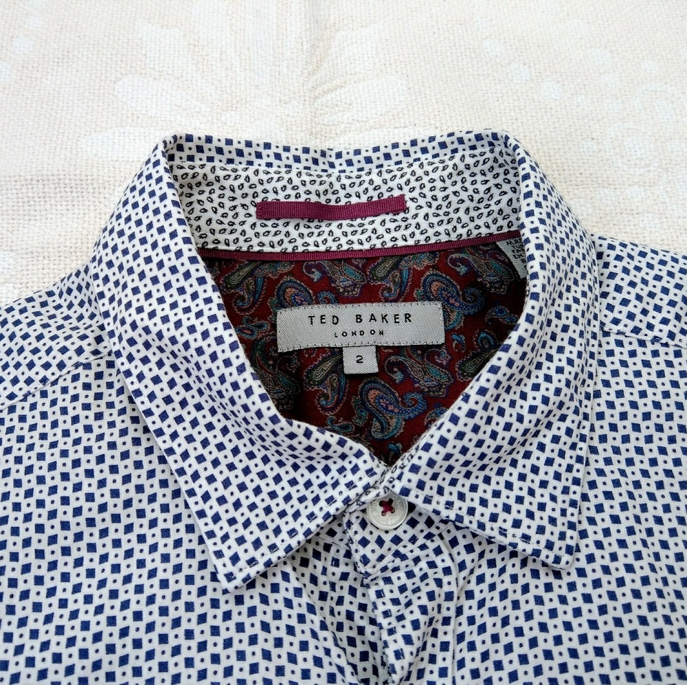 Like New Year Baker Shirt Dress Slim Fit